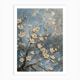 Magnolia Blossoms 3 Art Print