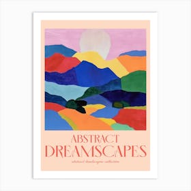 Abstract Dreamscapes Landscape Collection 18 Art Print