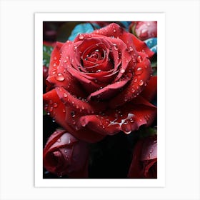 Red Roses Art Print