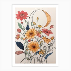 Flowers Charm Art Print