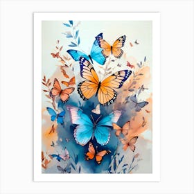 Butterfly Painting 1 Art Print