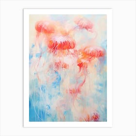 Jellyfish Abstract Expressionism 2 Art Print