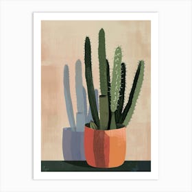 Barrel Cactus Minimalist 4 Art Print