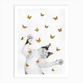 Flight Of The Inner Butterflies Art Print