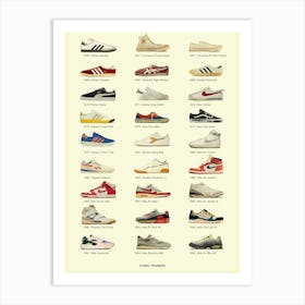 Iconic Trainers Collection - Art Print Art Print