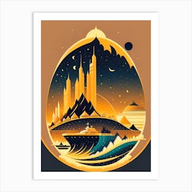 City In The Sky 7 Art Print