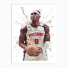 Jalen Duren Detroit Pistons 1 Art Print