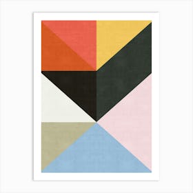 Contemporary modern geometry 6 Art Print