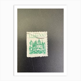 Postage Stamp Of Poland 8 Art Print