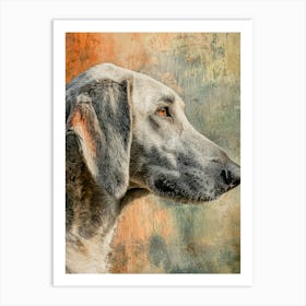 Portrait Of A Dog. Generated AI. Art Print 3 Art Print