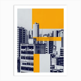 Abstract Cityscape 2 Art Print