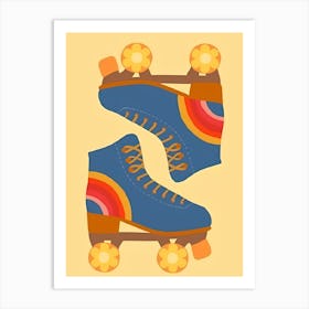 Roller Skates Art Print