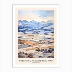 Rocky Mountain National Park United States 3 Poster Art Print