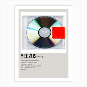 Yeezus 2013 Music Poster Art Print