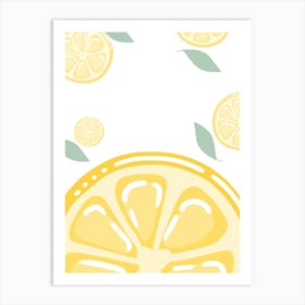 Lemon Slices Art Print