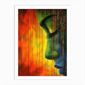 Abstract Of A Woman 40 Art Print