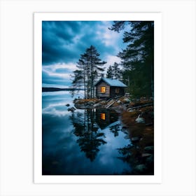 Cabin In The Woods 8 Art Print