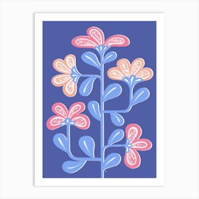 Growing Flower Art Print