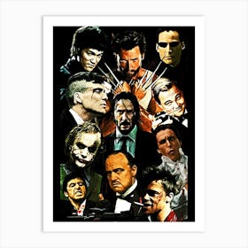 the movies Art Print