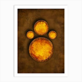 Paw Print 1 Art Print