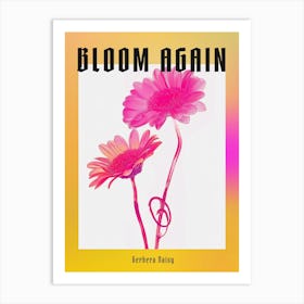 Hot Pink Gerbera Daisy 1 Poster Art Print