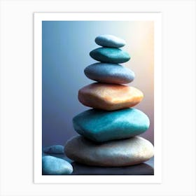 Stack Of Stones 4 Art Print