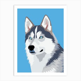 Husky Dog 2 Art Print