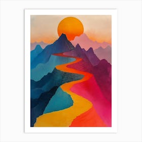 'Sunrise' 121 Art Print