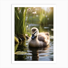 Swan photo 1 Art Print