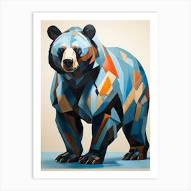 Geometric Bear 1 Art Print