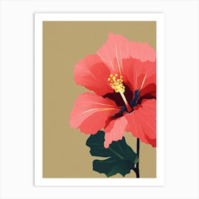 Hibiscus Flower 1 Art Print