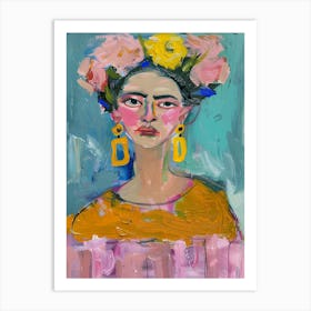 Frida Painting Art Print