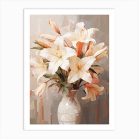 Azalea Flower Still Life Painting 1 Dreamy Art Print