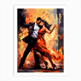 Tango Abstracts By Csaba Fikker 12 Art Print