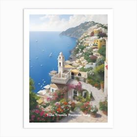 Villa Treville Positano Italy 1 Art Print