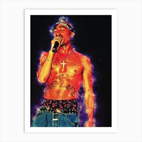 Spirit Of Tupac Shakur Art Print