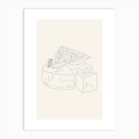 Figs And Cheese Art Print