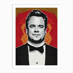 Philip Seymour Hoffman Illustration Movies Art Print