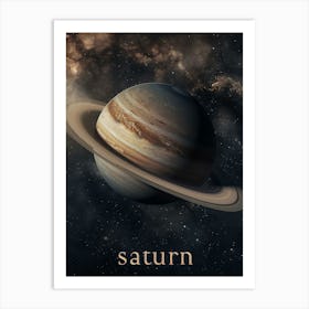 Saturn Planet 1 Art Print