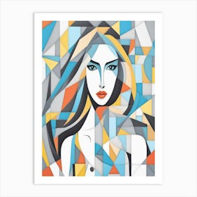 Abstract Of A Woman Art Print