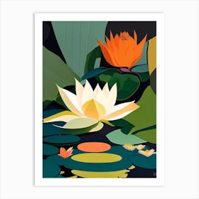 American Lotus Fauvism Matisse 2 Art Print