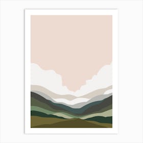 Landscape Painting 10 Art Print