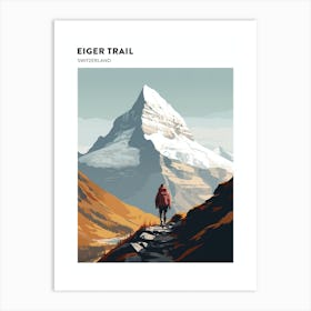 Eiger Trail Switzerland 1 Hiking Trail Landscape Poster Art Print