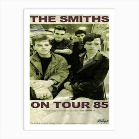 Koaty Canvas Wall Art The Smiths On Tour 1985 Vintage Home Camera Da Letto Soggiorno Decor Art Print