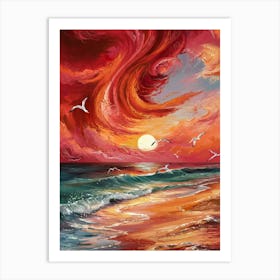 Sunset Dreaming Art Print