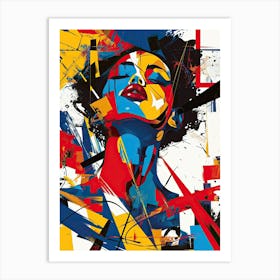 Abstract Pop Art Art Print