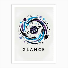 Glance Logo Art Print