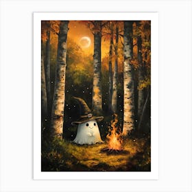 Ghost In The Woods 6 Art Print