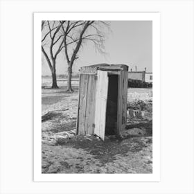 Outhouse In Shantytown, Spencer, Iowa By Russell Lee Art Print