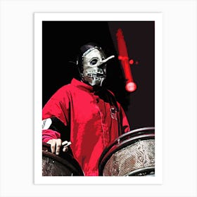 Chris Fehn slipknot band 1 Art Print